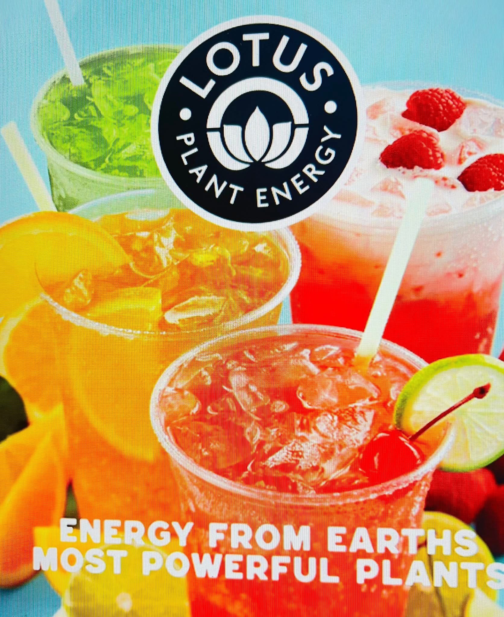 Colorful Lotus Energy drink from Lentz Express