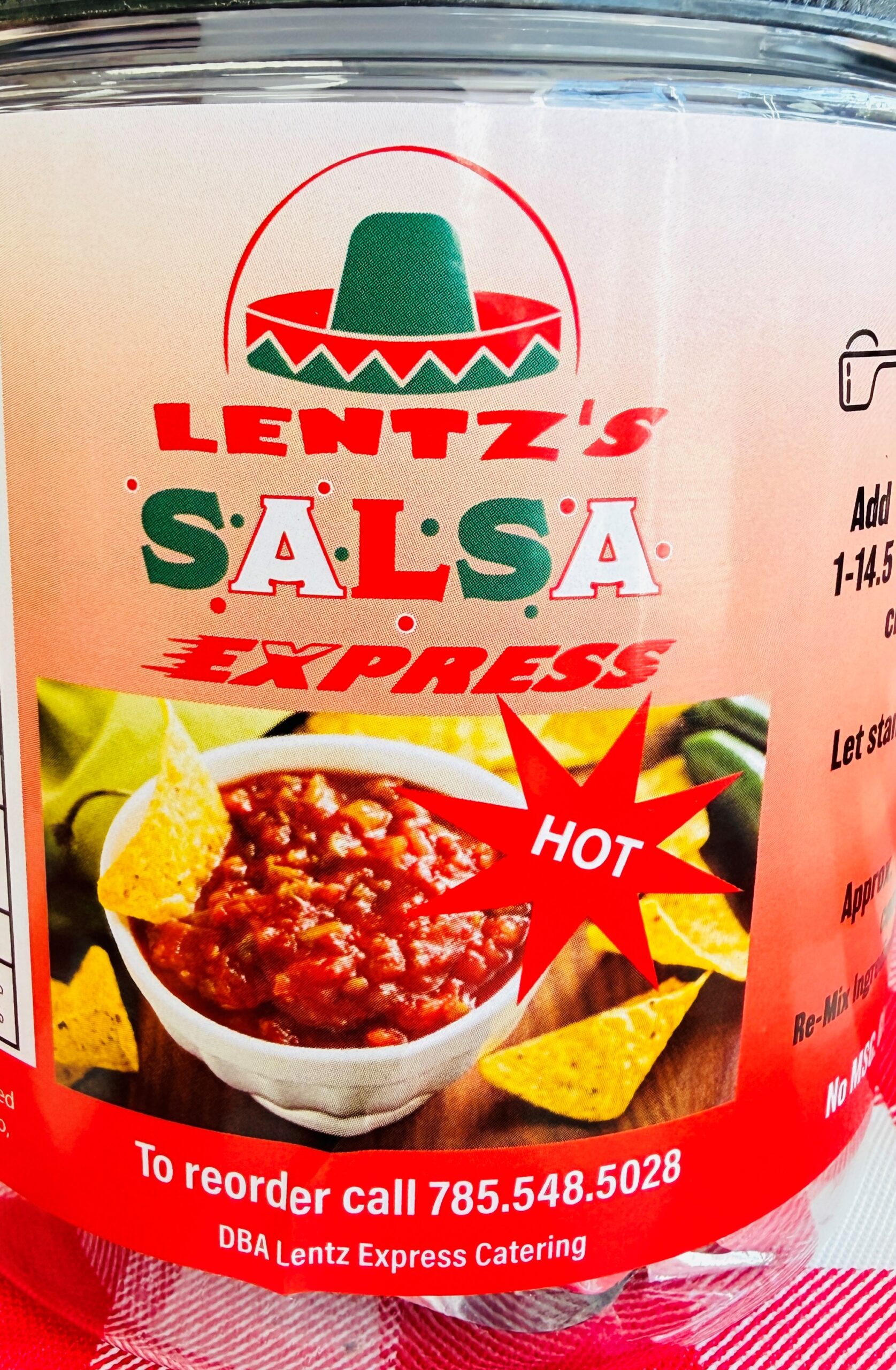 Lentz Express Hot salsa